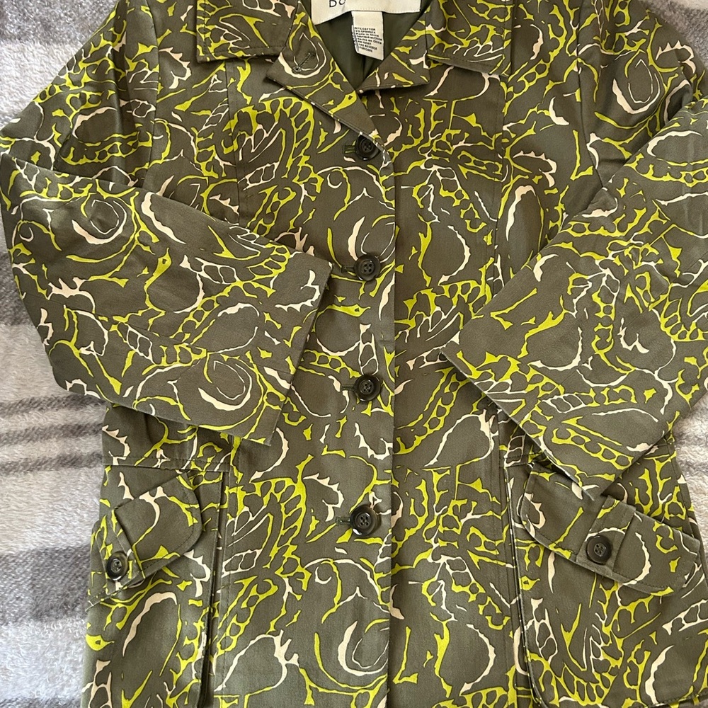 Doncaster Olive and Lime Abstract Jacket